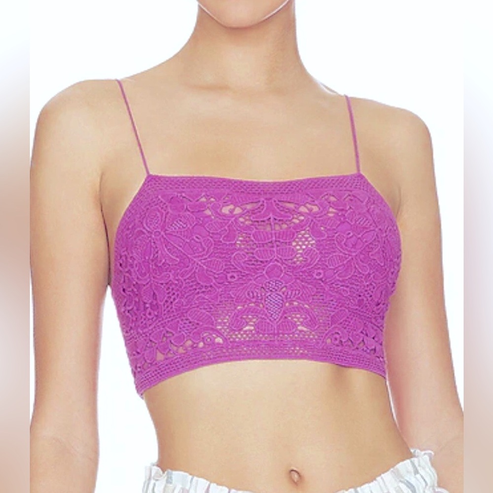 FREE PEOPLE X Intimately FP
Lyra Bralette in Dahlia Mauve
Size XL  ||  NWT!